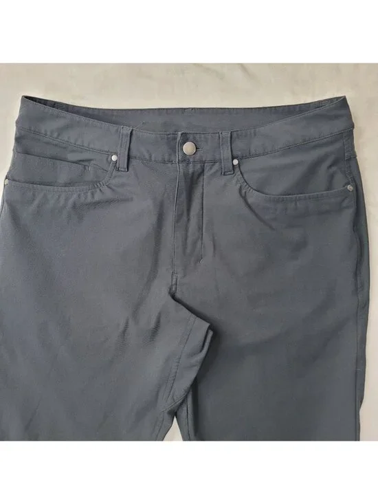 Lululemon ABC Utilitech Mens Navy Blue Slim Fit Pants Size 32x24 - Picture 4 of 13